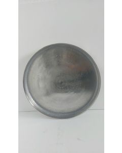 Zwaar Dienblad raw nickle zilver 50cm